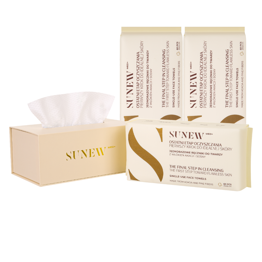 SunewMed+ Jednorazowe ręczniki do twarzy
