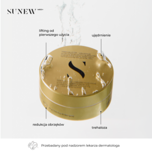 Lifting eye patches for puffy eyes and nasolabial folds