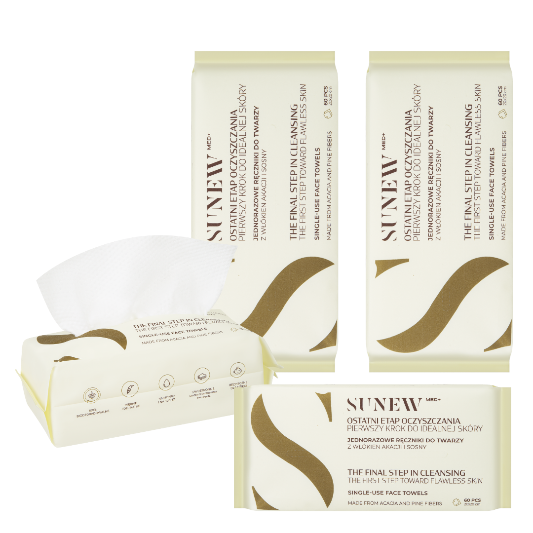 SunewMed+ Single-use face towels